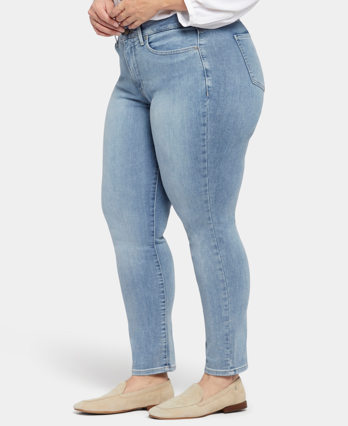 Nydj Plus Size Sheri Slim Jean