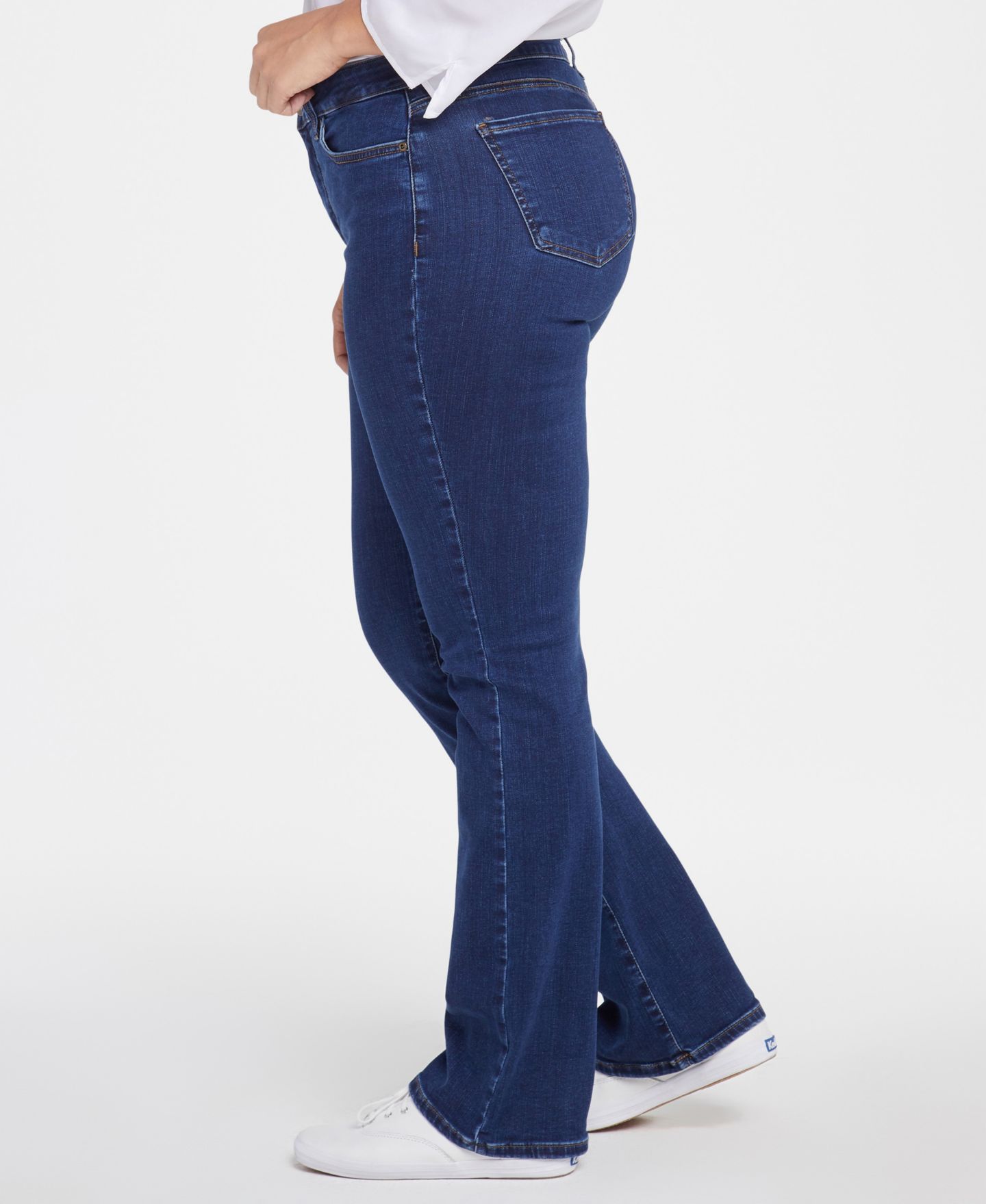 Женские джинсы NYDJ Plus Size Barbara Bootcut Jean, цвет: Quinn — фото 4