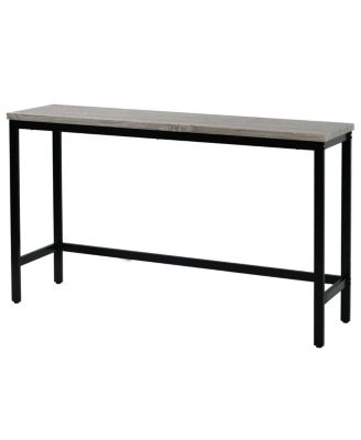 Extra Long Counter Height Dining Set with 3 Stools