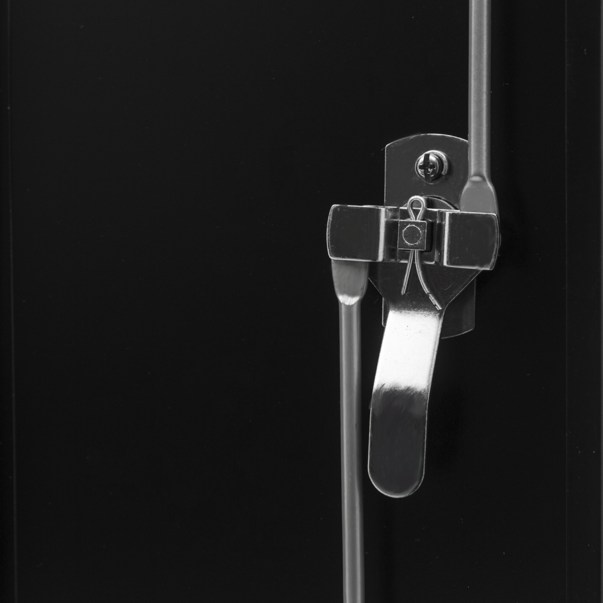 Streamdale Furniture Lockable Metal Storage Cabinet with 2 Shelves