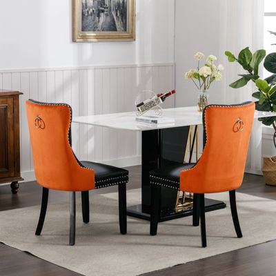Contemporary Tufted Upholstered Dining Chairs Set
