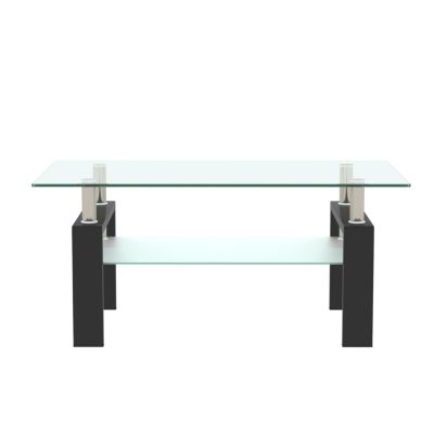 Modern Glass Coffee Table Set for Living Room