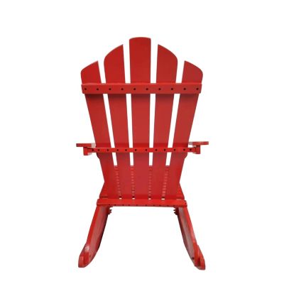 Streamdale Reclining Wooden Outdoor Rocking Adirondack Chair