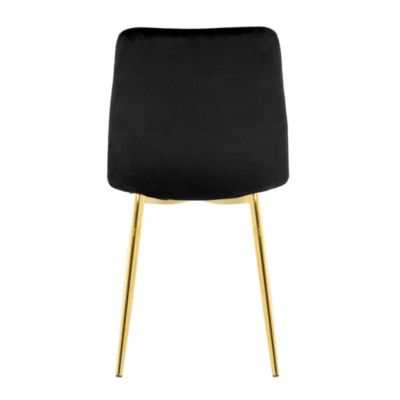Streamdale Set of 4 Modern Black Dining Chairs