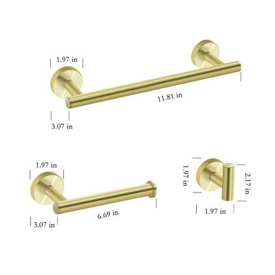 Streamdale 3-Piece Bathroom Hardware Set
