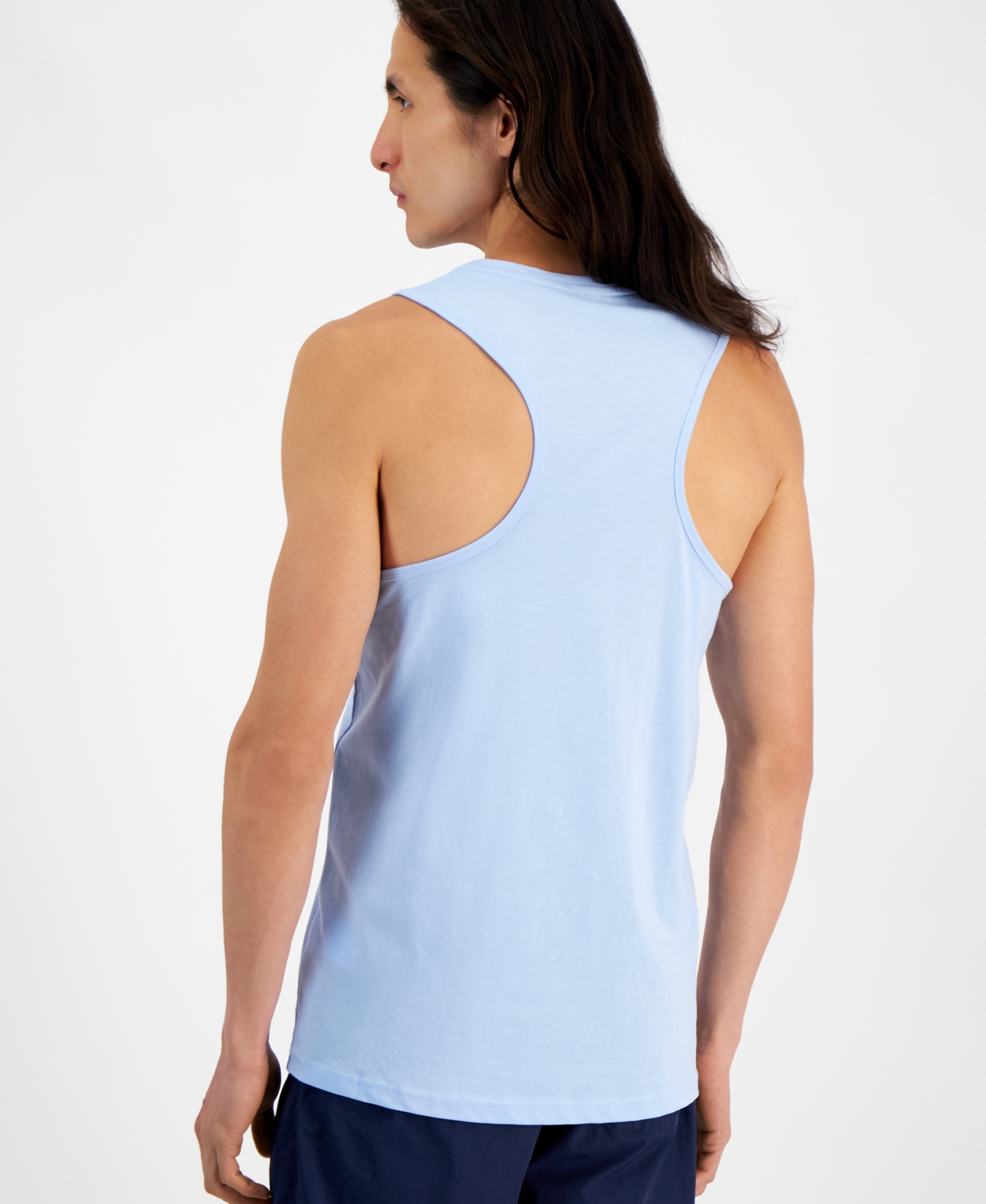 Boss by Hugo Boss Men's Beach Logo Tank Top - Pastel Blue