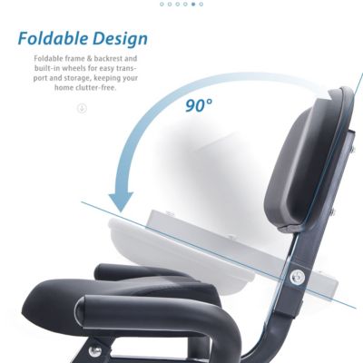 Streamdale Folding Exercise Bike with Adjustable Resistance