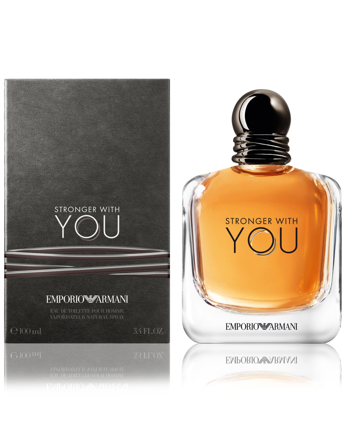 Shop Giorgio Armani Emporio Armani Stronger With You Eau De Toilette Spray, 3.4 Oz. In No Color