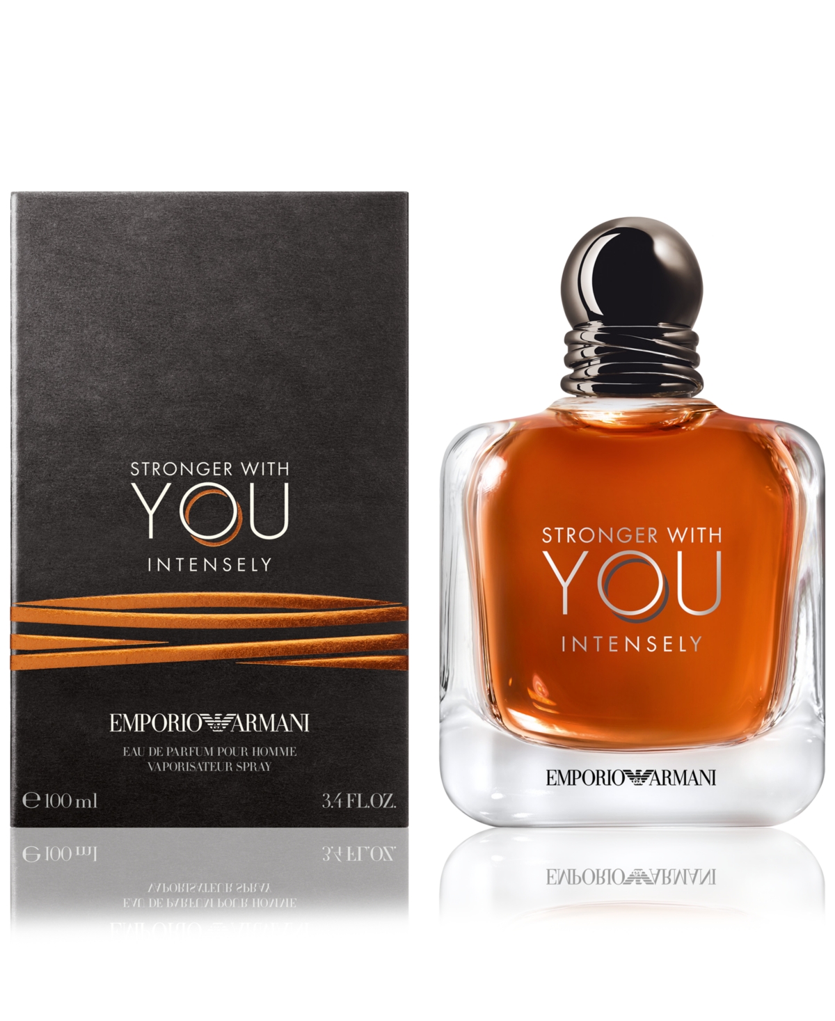 Giorgio Armani Emporio Armani Men's Stronger With You Intensely Eau De Parfum Spray, 3.4 Oz. In No Color