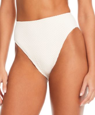 Sanctuary - Women's Mesh High-Waist Bikini Bottoms