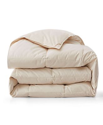 Cotton Goose Down Feather Fiber Comforter, California King