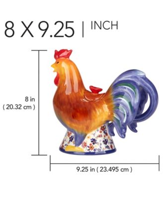 Morning Rooster 3-D Rooster Teapot