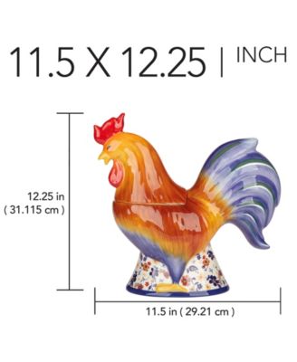 Morning Rooster 3-D Rooster Cookie Jar