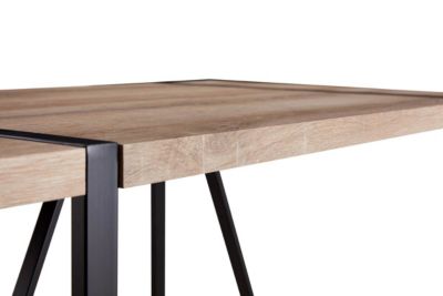 Industrial Wood Dining Table