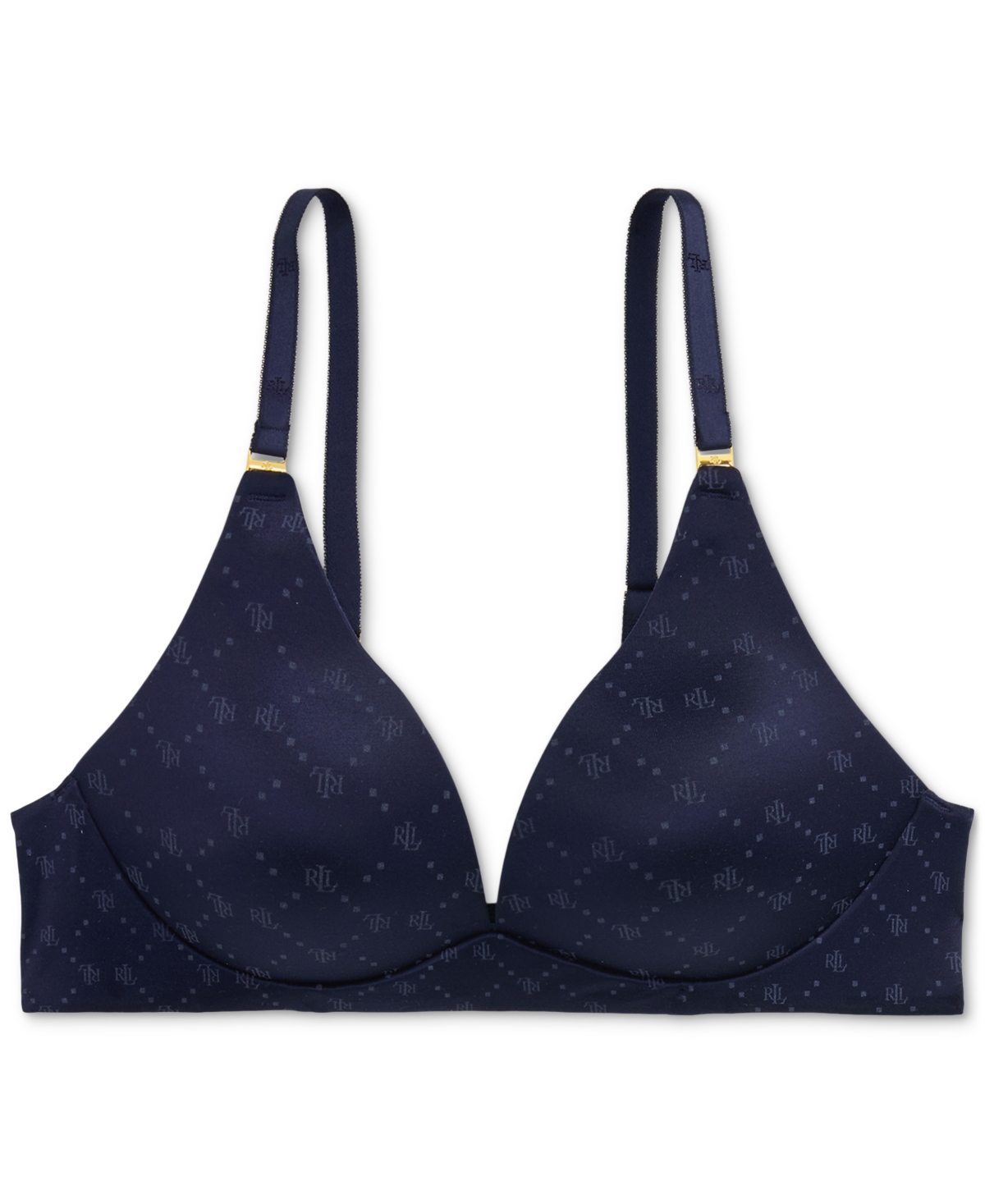 Lauren Ralph Lauren Comfort Collection Repeat-Logo Wireless T-Shirt Bra