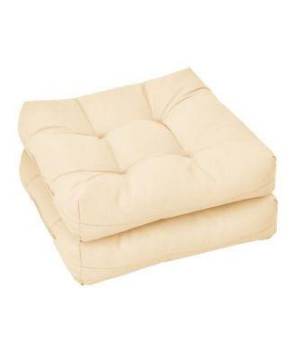 2-Pack Chair Seat Cushions for Indoor and Outdoor Use