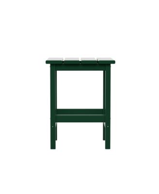 All-Weather Outdoor Patio Poly Adirondack Side Table