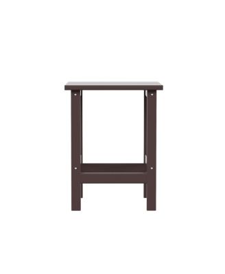 All-Weather Outdoor Patio Poly Adirondack Side Table