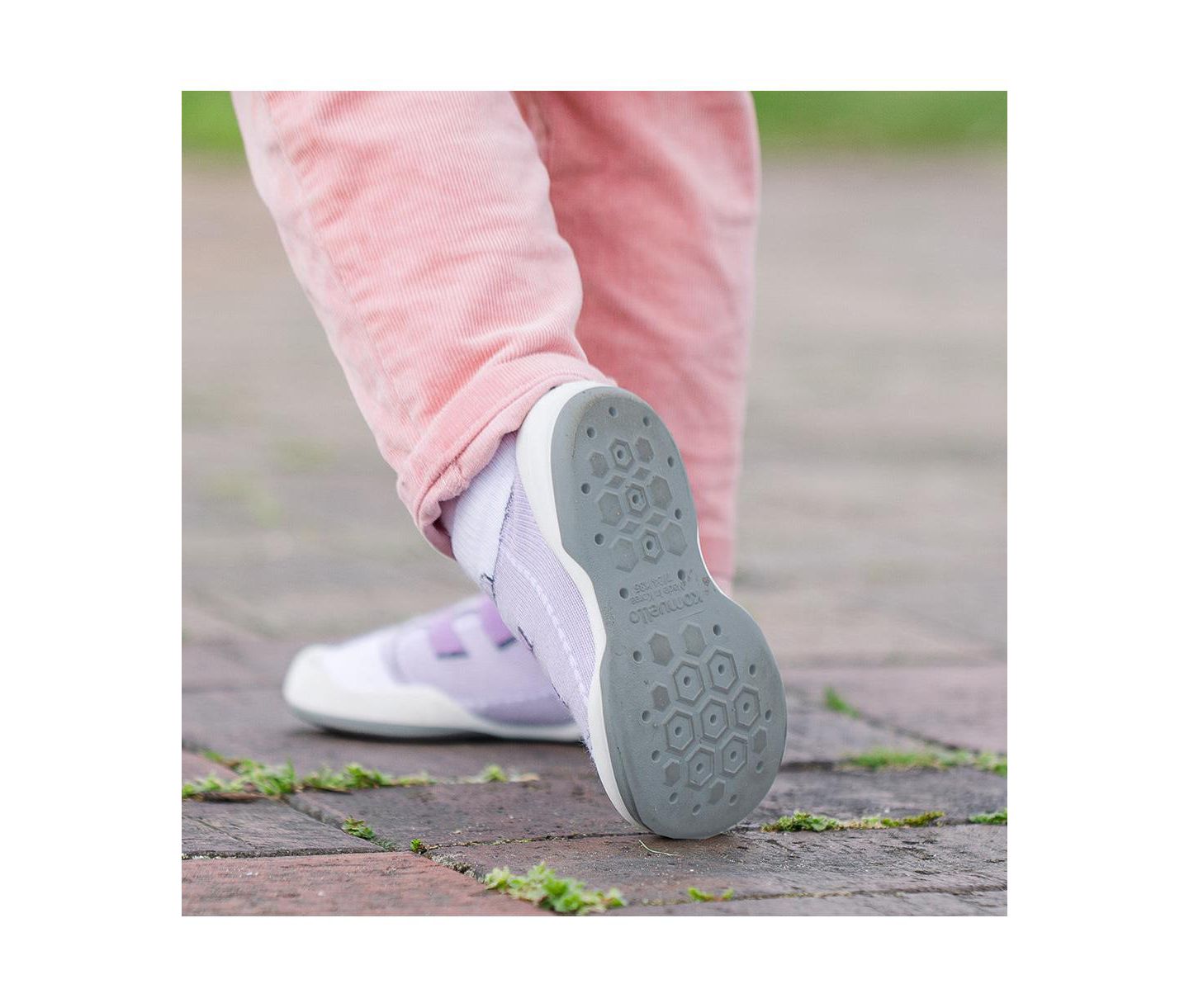 Обувь Komuello Breathable Washable Non-Slip Sock Shoes Walker - Violet для девочек-малышей — фото 3