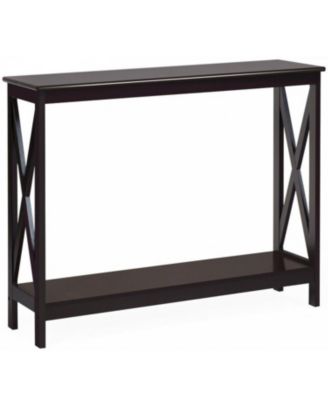 2-Tier Console X-Design Sofa Side Accent Table