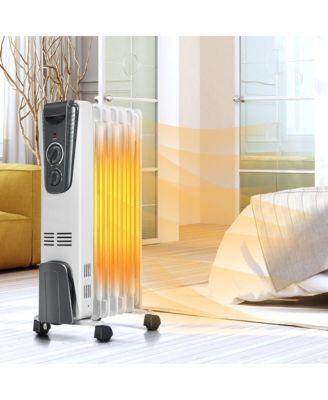 1500W Electric Space Heater with Adjustable Thermostat