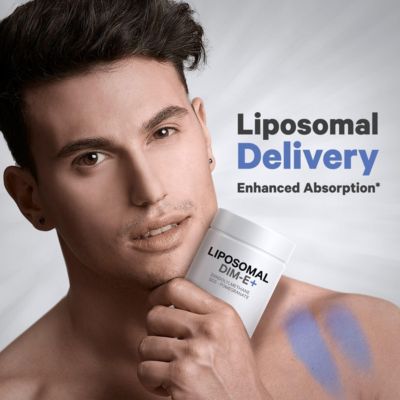 Liposomal DIM Supplement - 4 Months Supply of DIM Vitamins and SGS, Pomegranate, Broccoli, Vitamin E Isomers Tocopherols, 120 Capsules