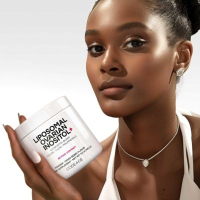 Liposomal Ovarian Inositol Powder - Myo-Inositol & D-Chiro-Inositol 40:1 Blend, Folate 5-MTHF, CoQ10, Pte & Wild Blueberry, 60 Servings