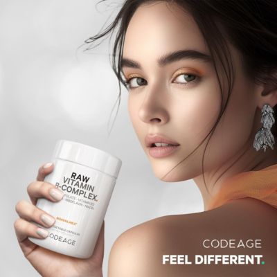 Raw Vitamin B-Complex Supplement - Essential B Vitamins with Probiotics, Digestive Enzymes, Fruits & Vegetables Methylfolate - Biotin, 60 Capsules