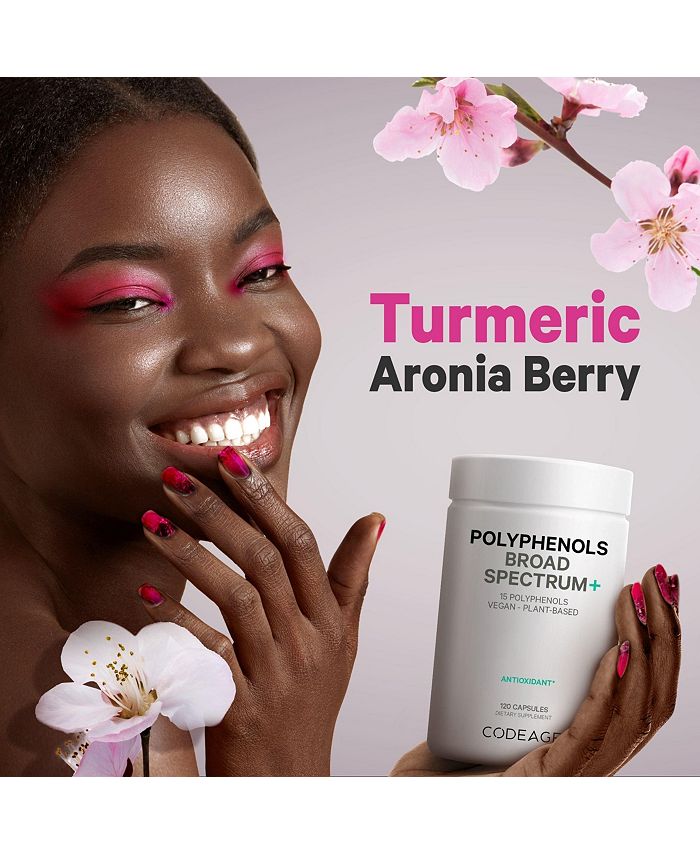 Codeage Polyphenols Broad Spectrum, Superfood, Organic Blueberry