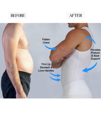 Men's Power Mesh Compression Sleeveless Crewneck Shirt