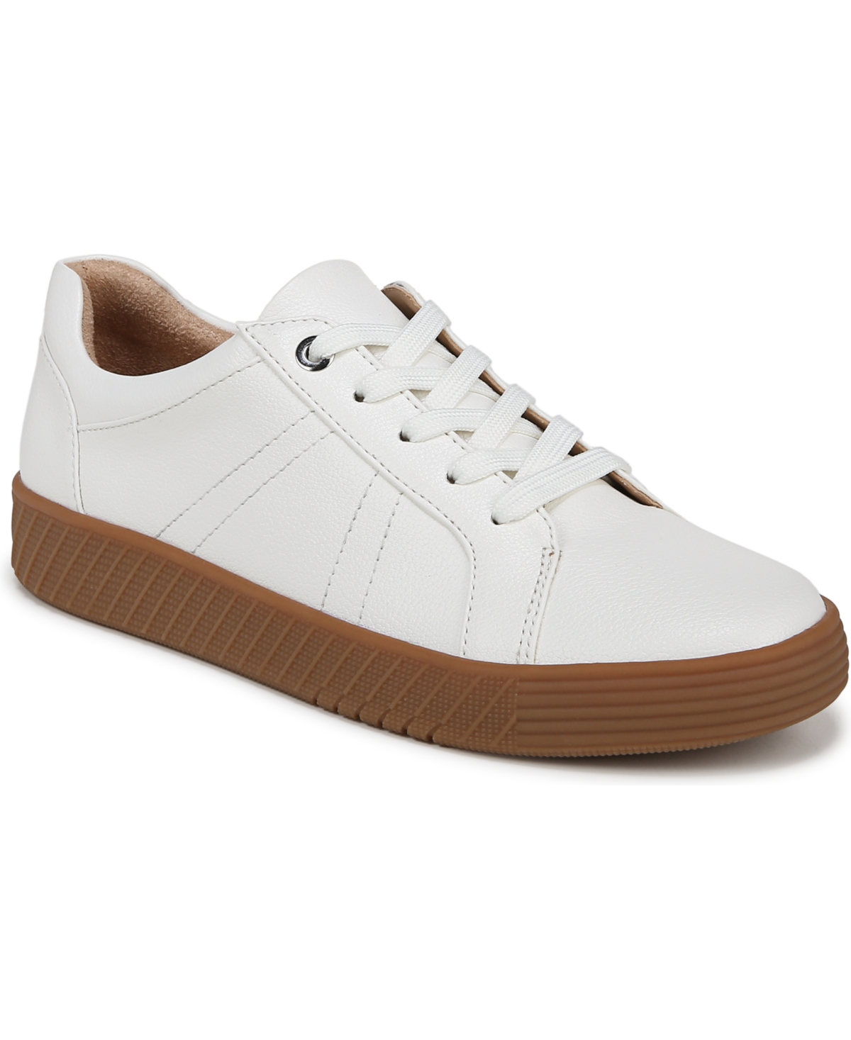 Shop Soul Naturalizer Neela Sneakers In White,gum Faux Leather