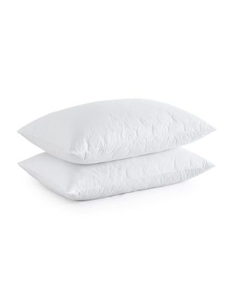 Quilted Goose Down Feather 2-Pack Pillow, Standard