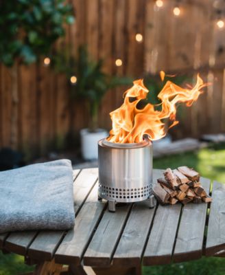 Stainless Steel 7" Tabletop Smokeless Fire Pit