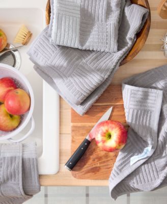 Basics Basketweave Kitchen Towel, Set of 4