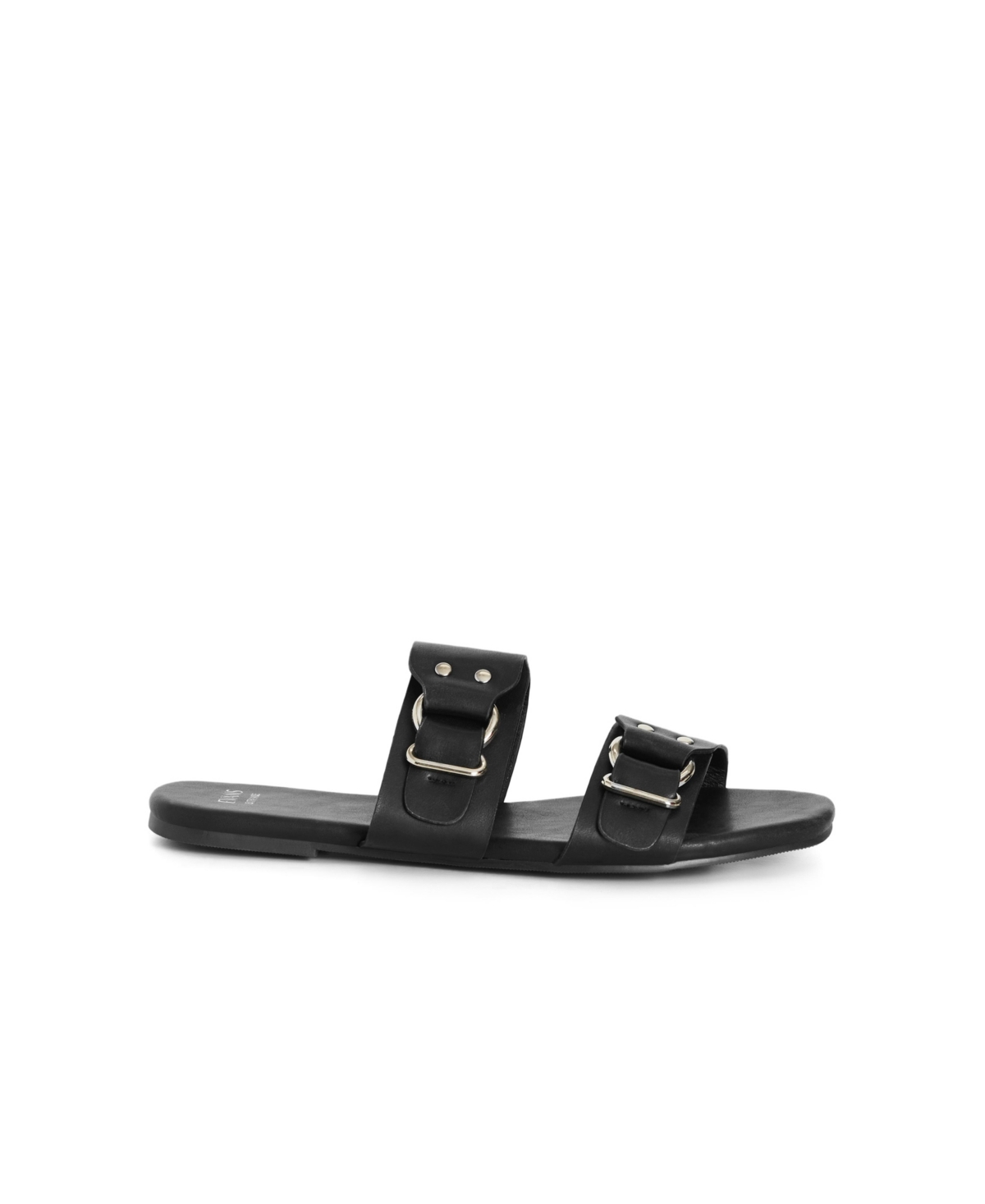 Wide Fit Harlo Slip On Sandal Shoe - Black