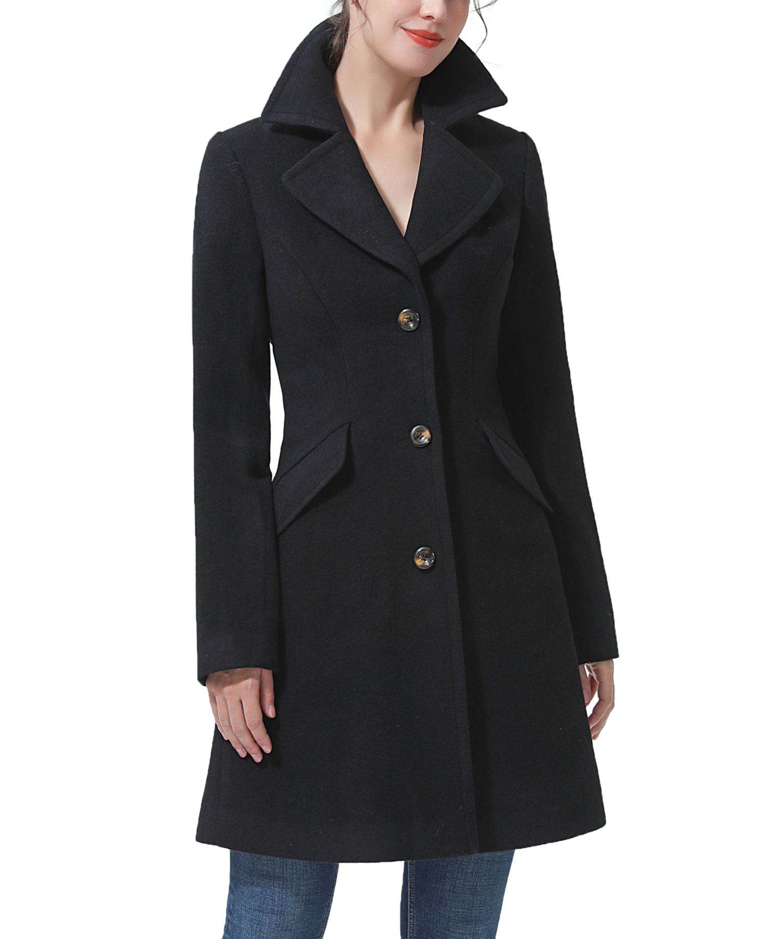 Women's Sasha Wool Blend Walking Coat
