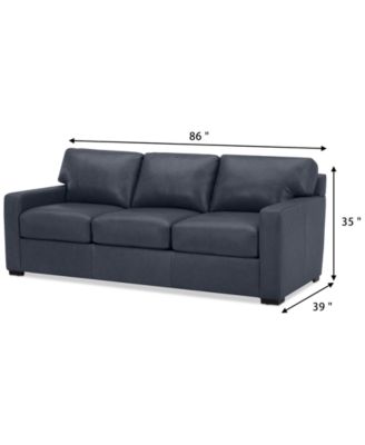 Radley 86"  Leather Sofa