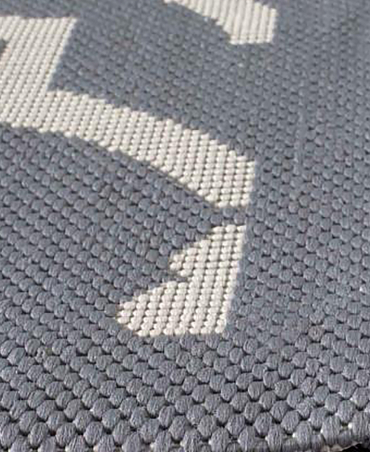 Safavieh Courtyard CY6926 Anthracite and Beige 8' x 11' Sisal Weave Outdoor Area Rug