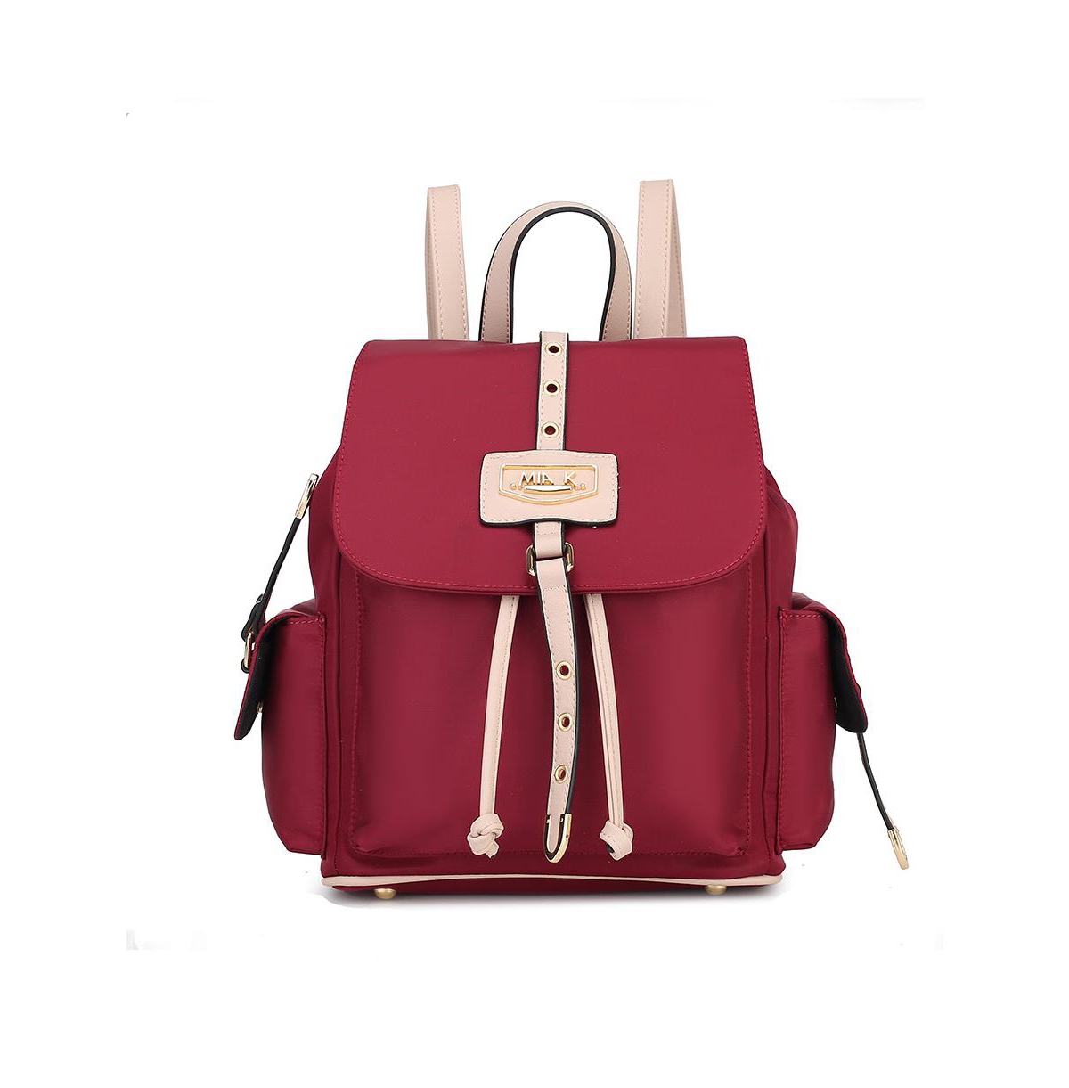 Mfk Collection Paula Backpack by Mia K. - Wine