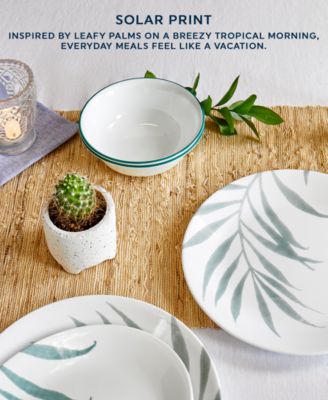 Solar Print 12 Pc. Dinnerware Set, Service for 4