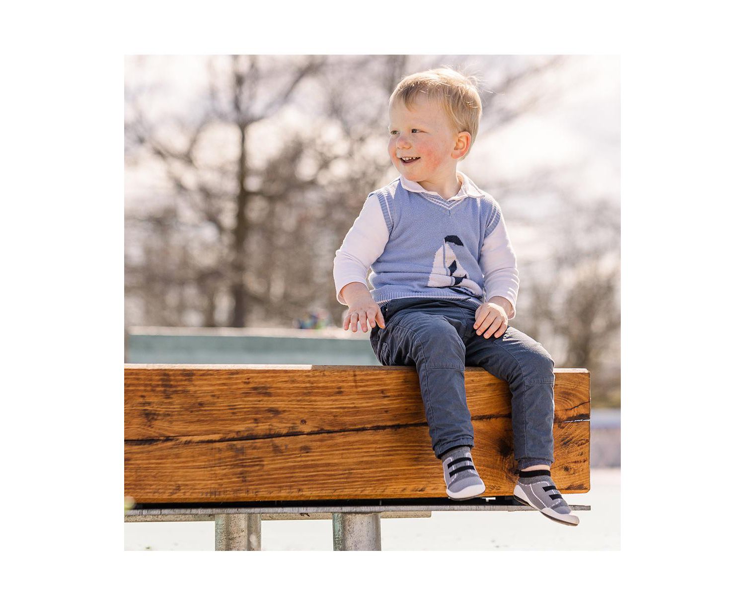 Infant Boys Breathable Washable Non-Slip Sock Shoes Walker