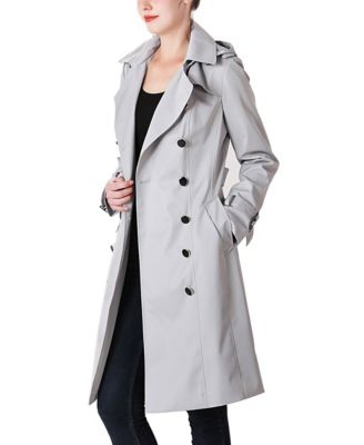 Women's Emma Water Resistant Hooded Trench Coat