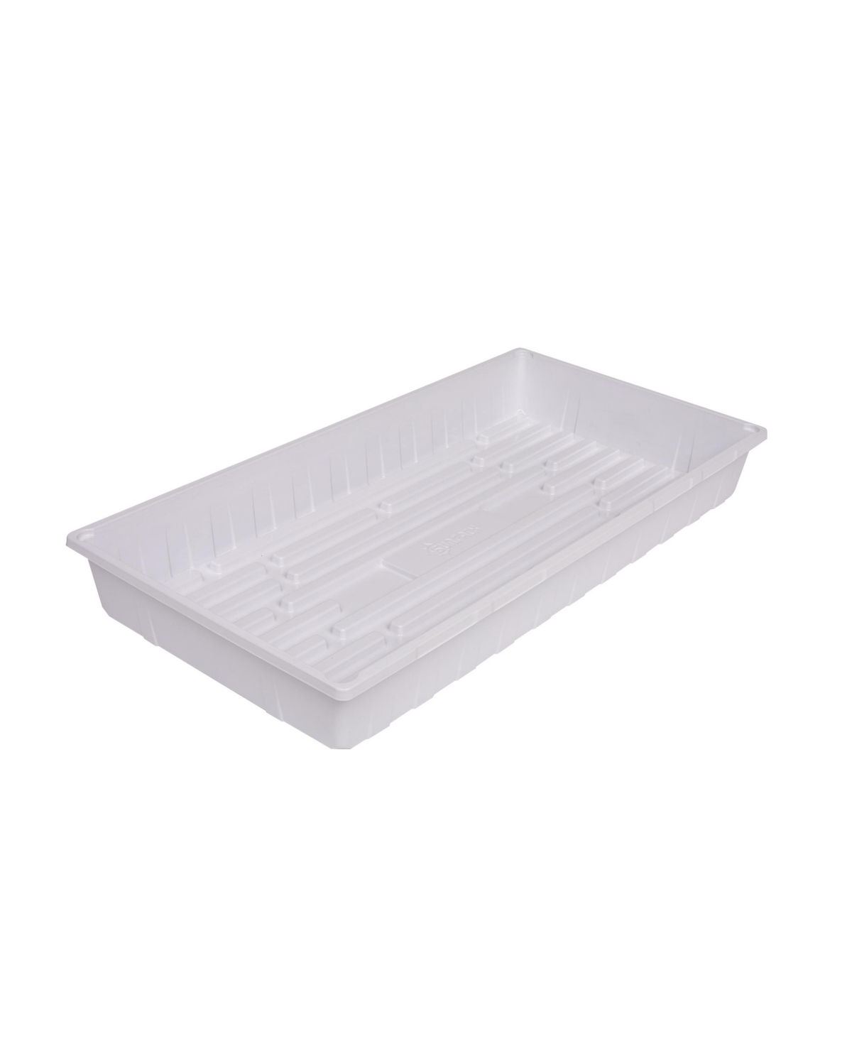 10 x 20in Indoor Gardening Extra Strength Seeding Tray, 2.5in - White