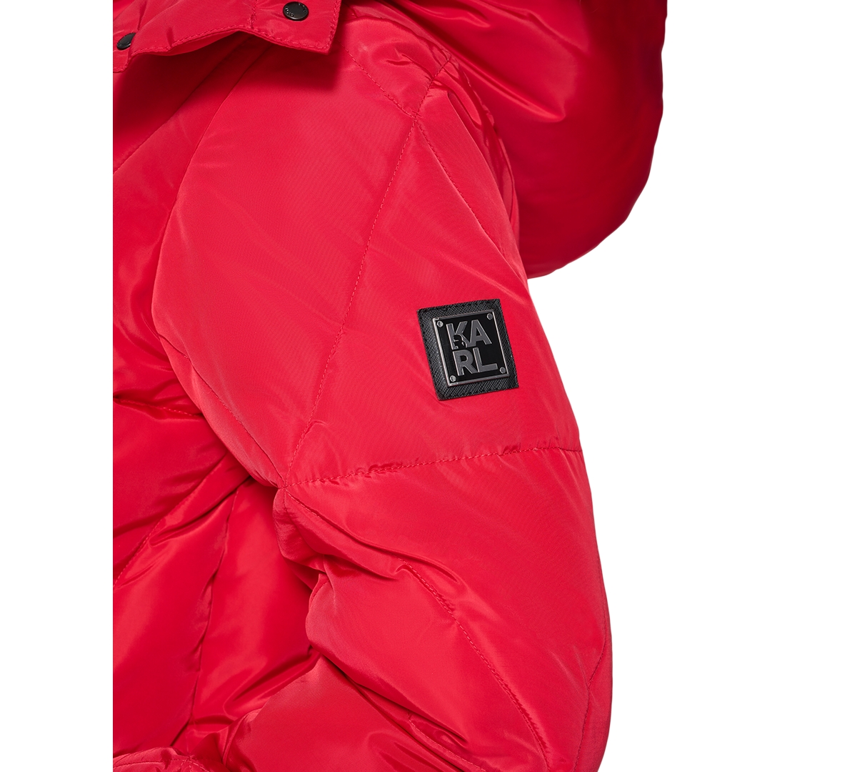 Karl Lagerfeld Paris Women's Hooded Puffer Coat