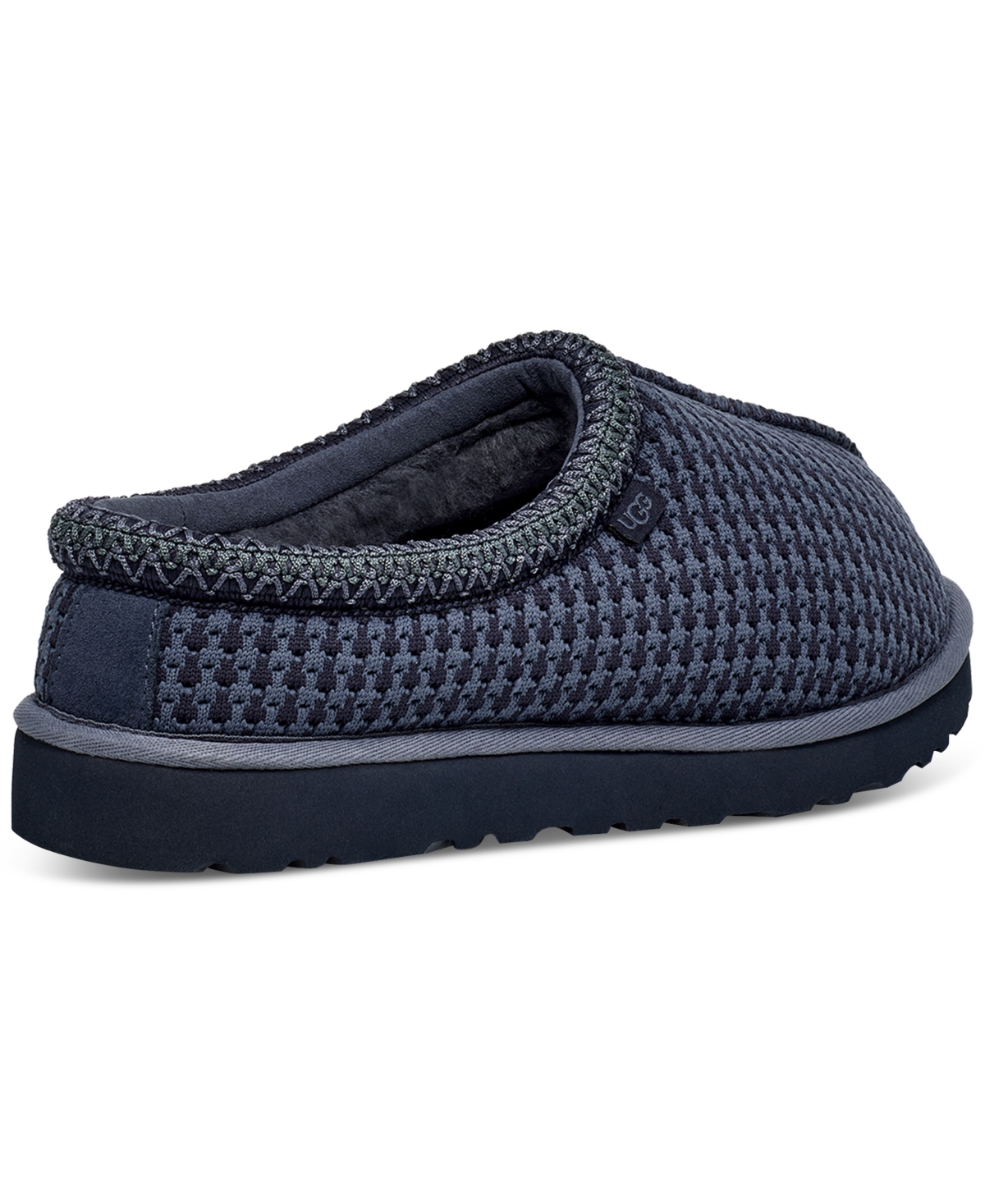 Shop Ugg Men's Tasman Flecked Knit Slippers In Blue Multi