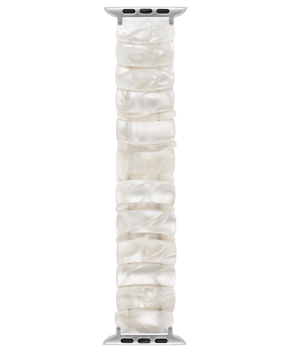 Shop Anne Klein Women's Ivory Marbled Acetate Expansion Bracelet Designed For 42/44/45/ultra/ultra 2 Apple Watch In No Color