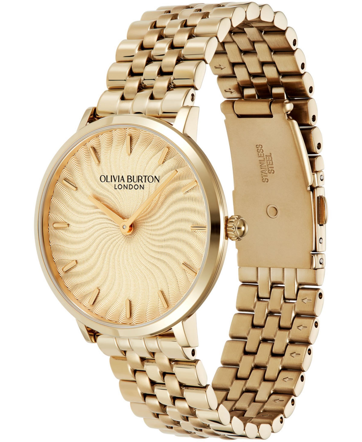 Shop Olivia Burton Women's Radiant Sun Gold-tone Stainless Steel Watch 35mm