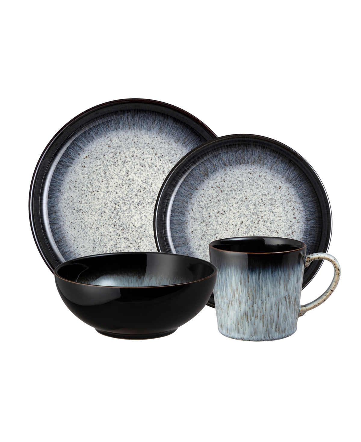 Halo Coupe 4 Piece Place setting - Black