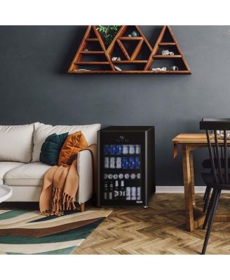 125-Can Freestanding Beverage Cooler Refrigerator with Party & Turbo Mode