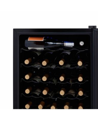 Shadow Series Wine Cooler Refrigerator 51 Bottle, Freestanding Mirrored Wine Fridge with Double-Layer Tempered Glass Door & Compressor Cooling for Reds, Whites, and Sparkling Wine, 41f-64f Digital Temperature Control
